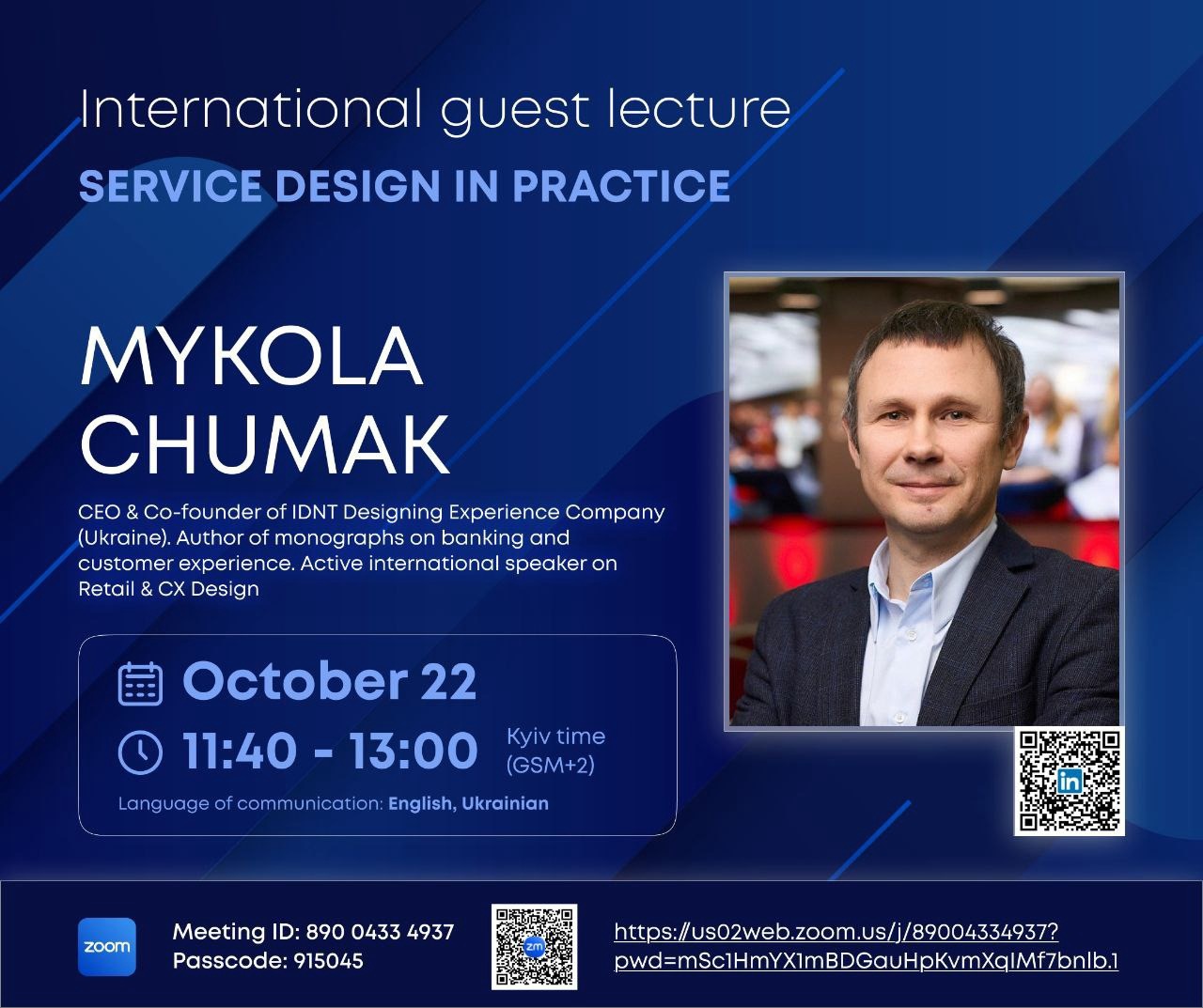 International guest lecture “Service Design in Practice”