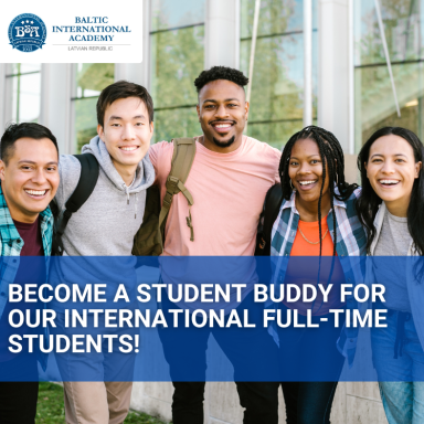 Become a Student Buddy for our International Degree and Exchange Students!
