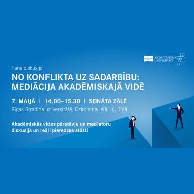 Paneļdiskusija par mediācijas lomu un iespējām akadēmiskajā vidē
