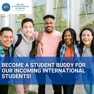 Become a Student Buddy for our International Degree and Exchange Students!
