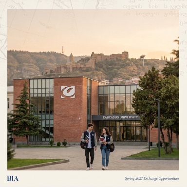 Study Abroad in Georgia: Exchange Opportunities at Caucasus University for Spring 2027